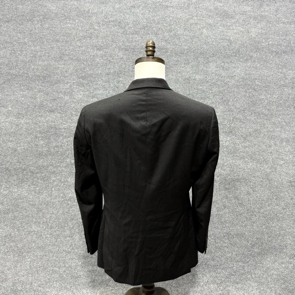 Jos A Bank 1905 Mens Black Blazer Sport Coat Suit Jacket Wool Two Button